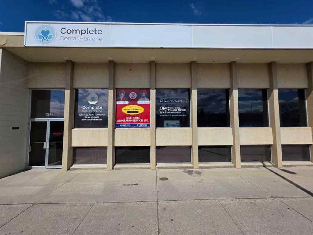 MLS® A2219241 - Unit #202 1277 3 Avenue S in Upper Eastside Lethbridge, Commercial