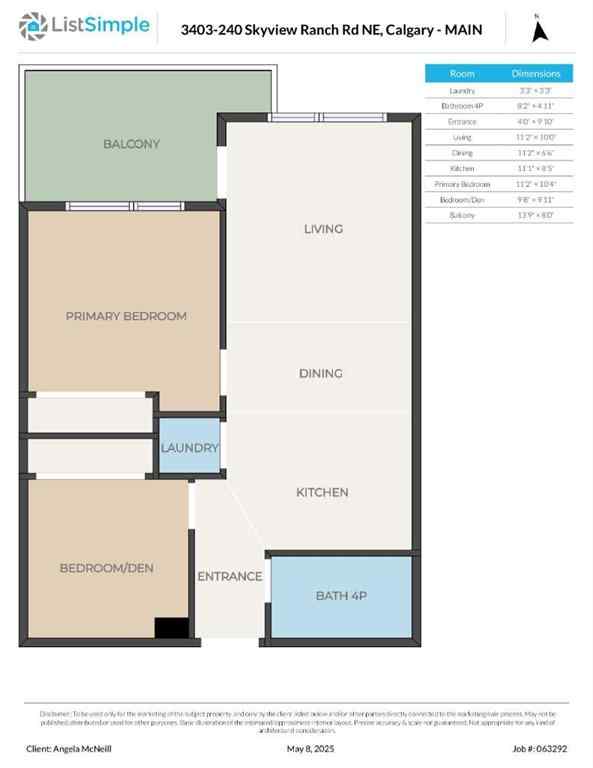 MLS® A2219287 - Unit #3403 240 Skyview Ranch Road NE in Skyview Ranch Calgary, Residential