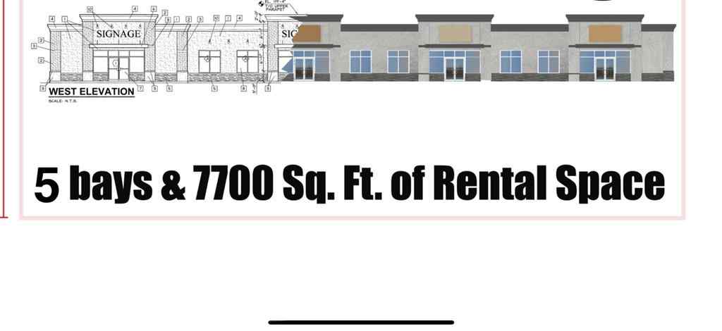 MLS® A2219329 - Unit #102 5407 50 Street  in Central Ponoka Ponoka, Commercial