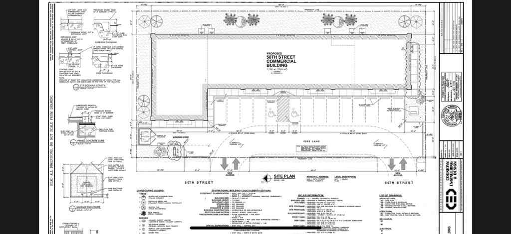 MLS® A2219329 - Unit #102 5407 50 Street  in Central Ponoka Ponoka, Commercial