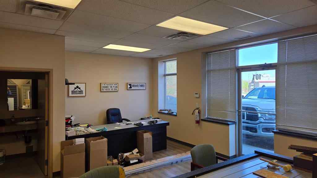 MLS® A2219406 - Unit #101 7485 45 Avenue Close  in Riverside Heavy Industrial Park Red Deer, Commercial
