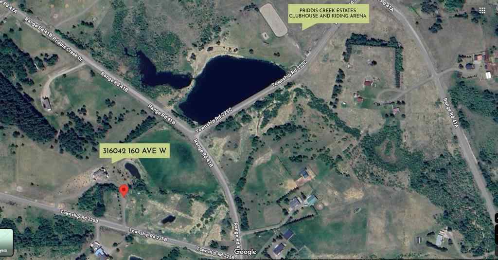 MLS® A2219597 - 316042 160 Avenue W in Priddis Creek Estate Rural Foothills County, Residential