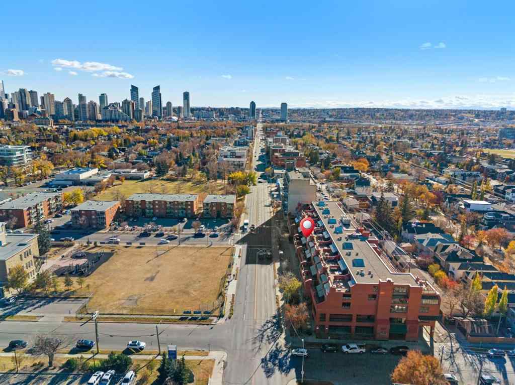 MLS® A2219888 - Unit #418 1505 8 Avenue NW in Hillhurst Calgary, Residential