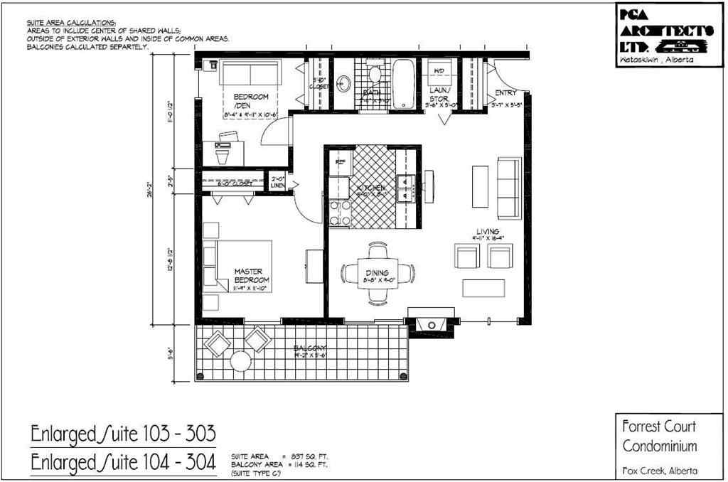 MLS® A2219927 - Unit #103 501 3 Street SE in NONE Fox Creek, Residential