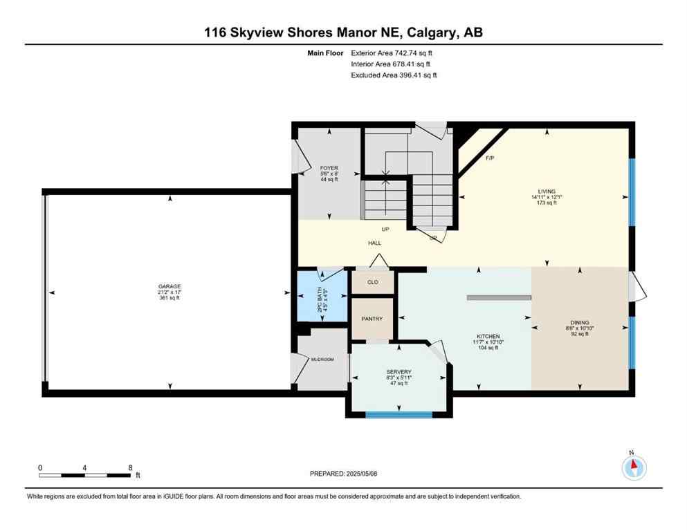 MLS® A2221033 - 116 Skyview Shores Manor NE in Skyview Ranch Calgary, Residential