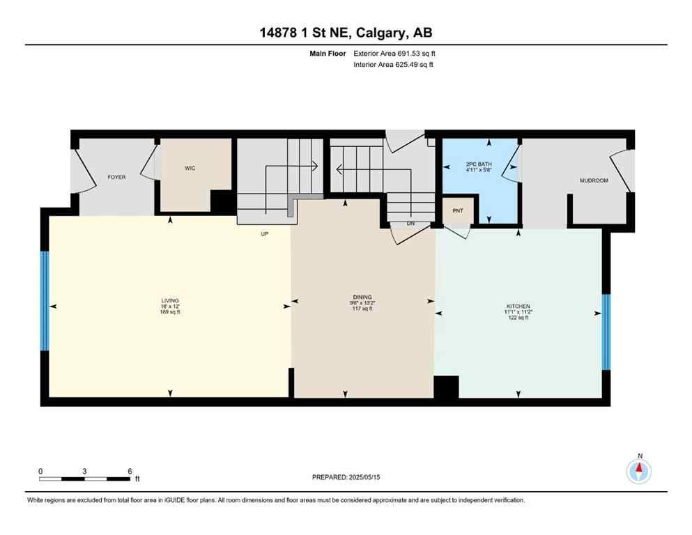 MLS® A2221146 - 14878 1 Street NE in Livingston Calgary, Residential