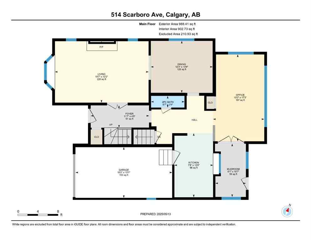 MLS® A2221265 - 514 Scarboro Avenue SW in Scarboro Calgary, Residential