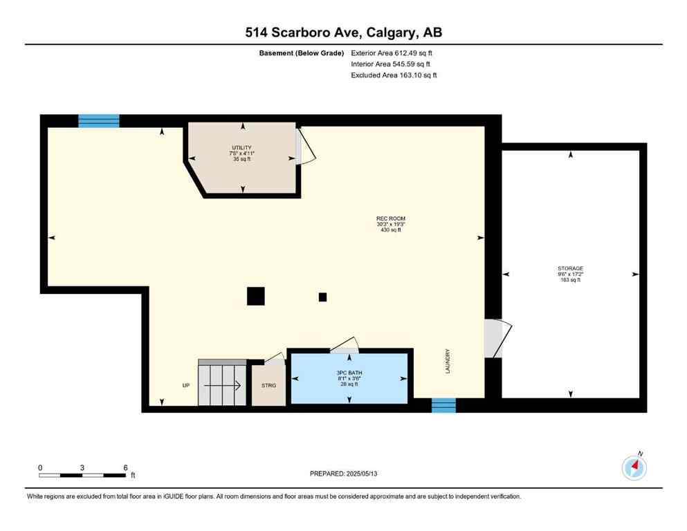 MLS® A2221265 - 514 Scarboro Avenue SW in Scarboro Calgary, Residential