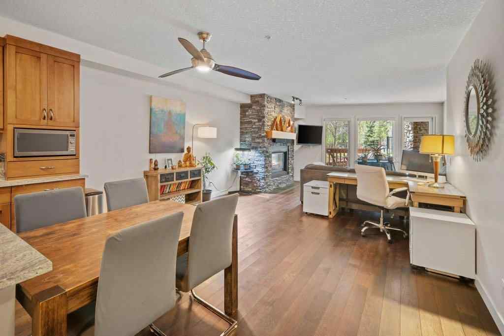 MLS® A2221320 - Unit #111 106 Stewart Creek Landing  in Three Sisters Canmore, Residential