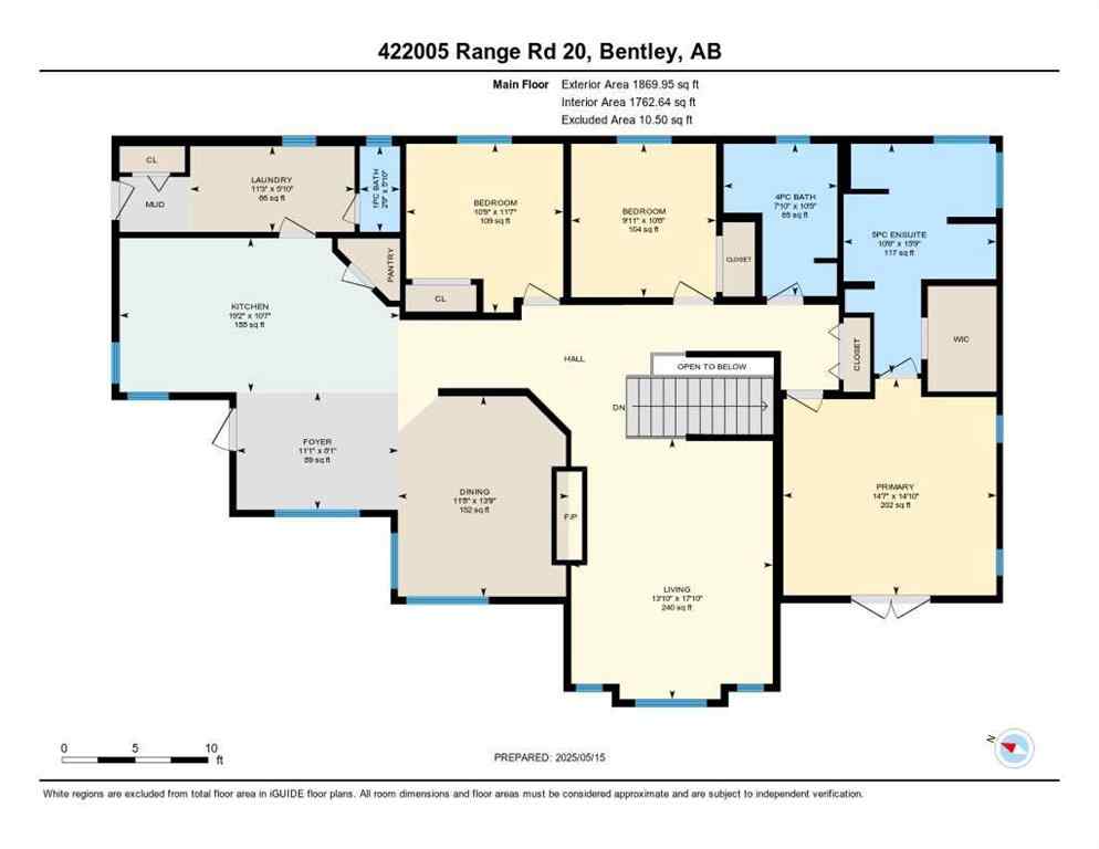 MLS® A2221467 - 422005 Range Road 20   in NONE Rural Ponoka County, Residential