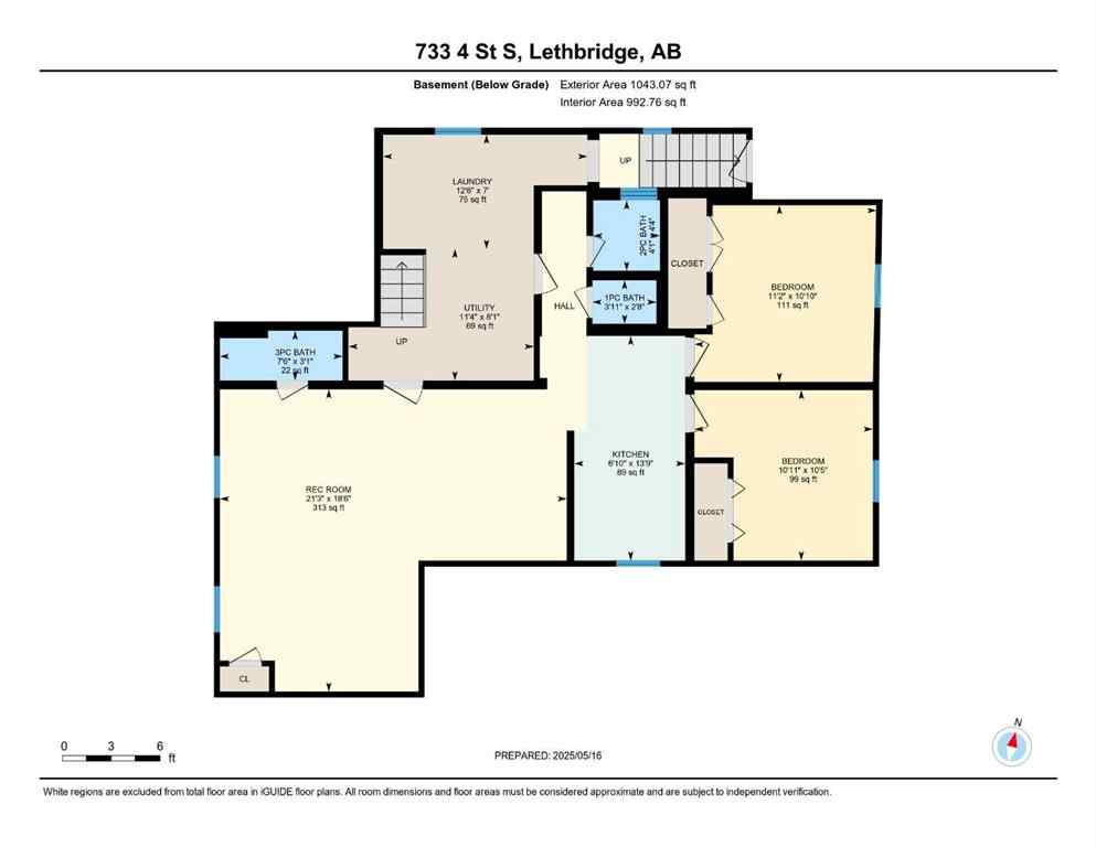 MLS® A2221717 - 733 4 Street S in London Road Lethbridge, Residential