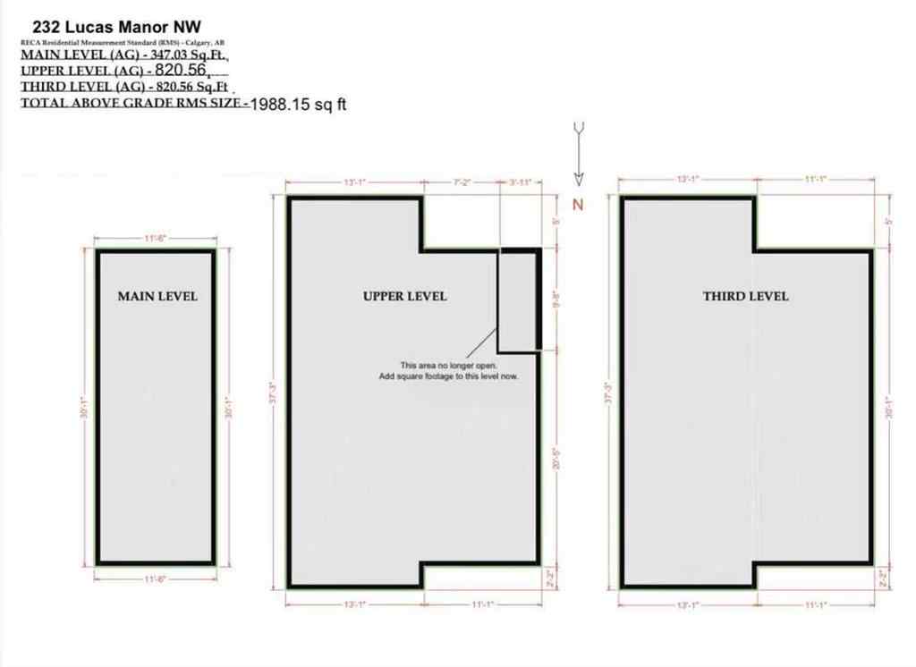 MLS® A2221865 - 232 Lucas Manor NW in Livingston Calgary, Residential