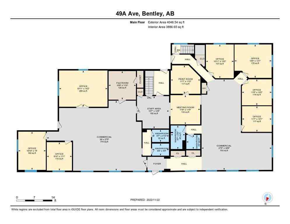 MLS® A2221950 - 5209 49A Avenue  in NONE Bentley, Commercial