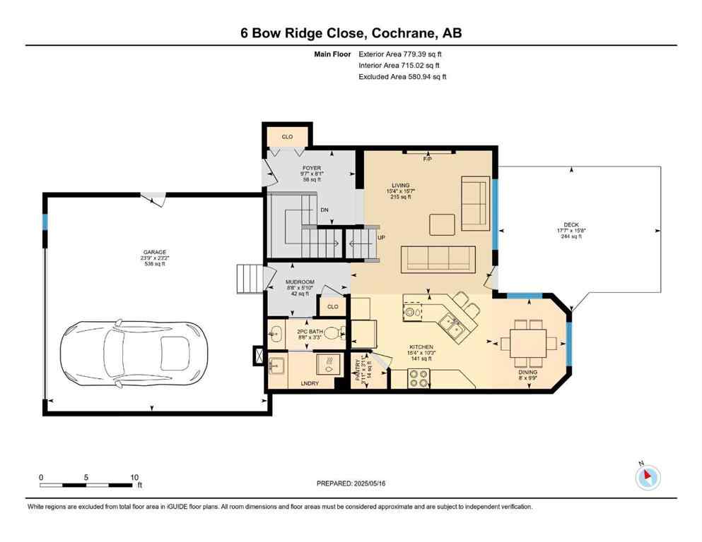 MLS® A2222029 - 6 Bow Ridge Close  in Bow Ridge Cochrane, Residential