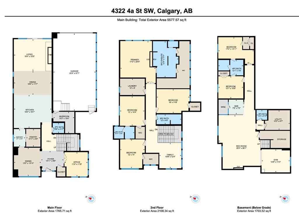 MLS® A2222099 - 4322 4A Street SW in Elboya Calgary, Residential