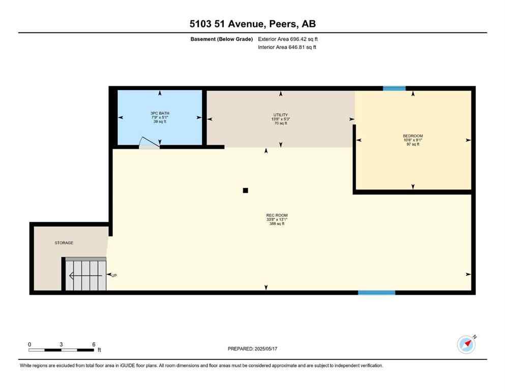 MLS® A2222372 - 5103 51 Ave   in Peers Peers, Residential