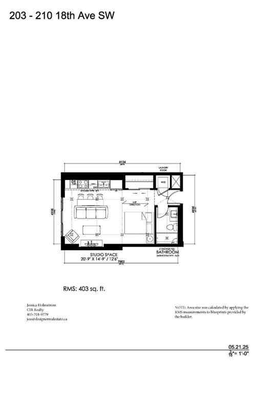 MLS® A2223648 - Unit #203 210 18 Avenue SW in Mission Calgary, Residential