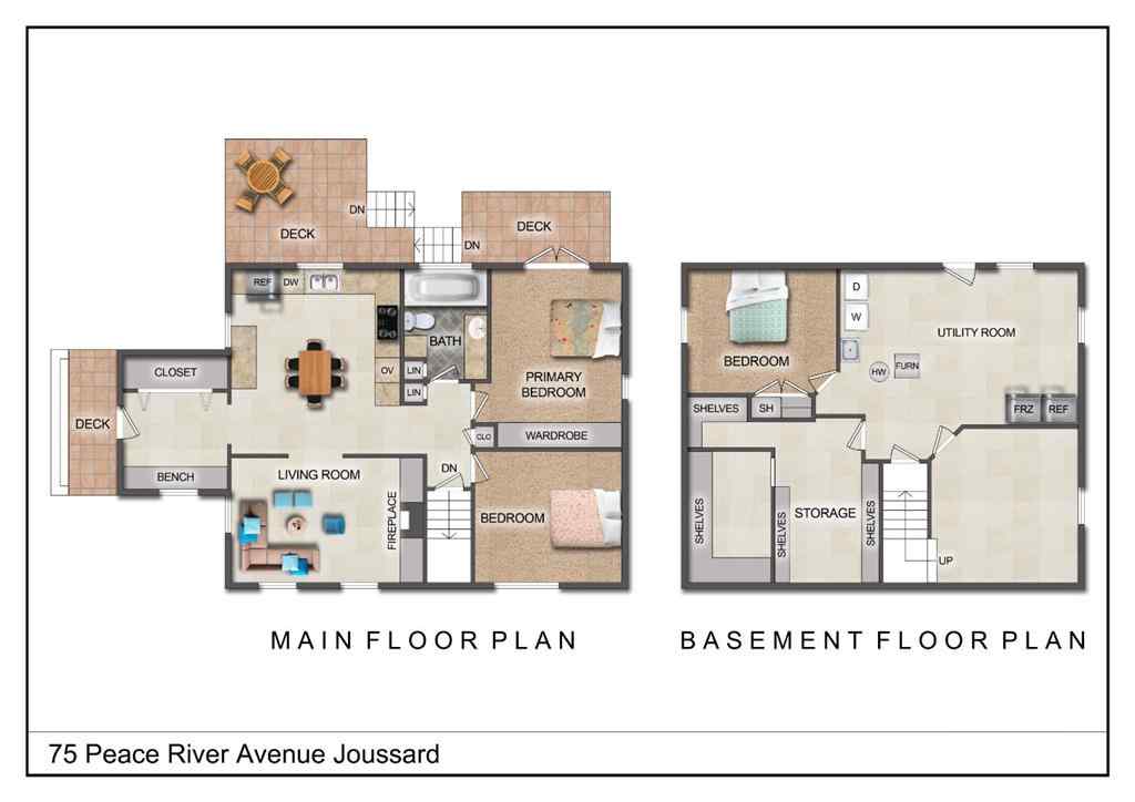 MLS® A2223826 - 75 Peace River Avenue   in NONE Joussard, Residential
