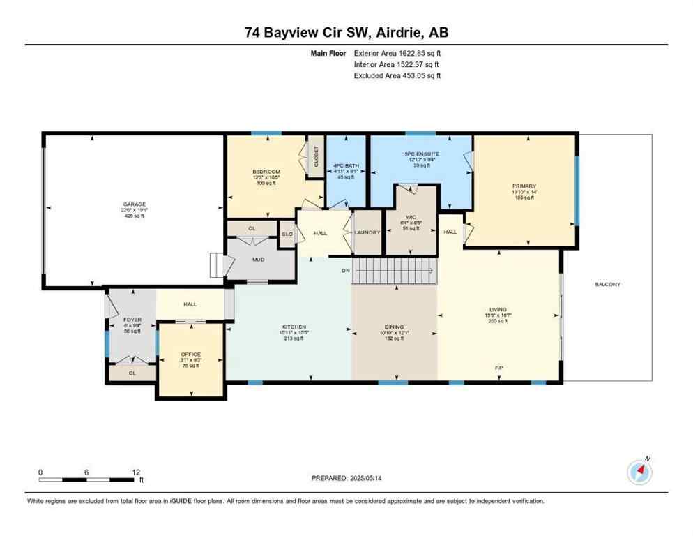 MLS® A2223855 - 74 Bayview Circle SW in Bayview Airdrie, Residential