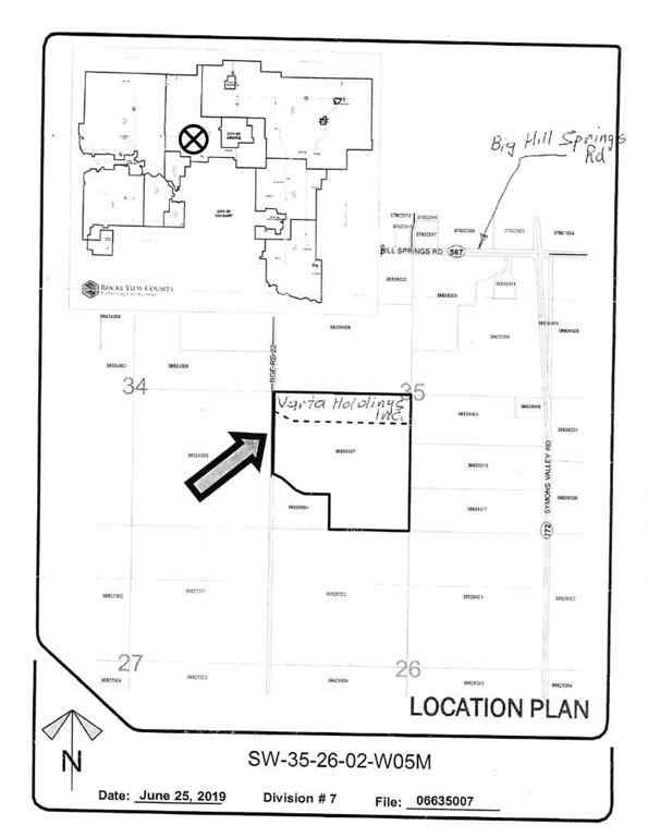 MLS® A2224312 - RR292 Symon's Valley Road   in NONE Rural Rocky View County, Land