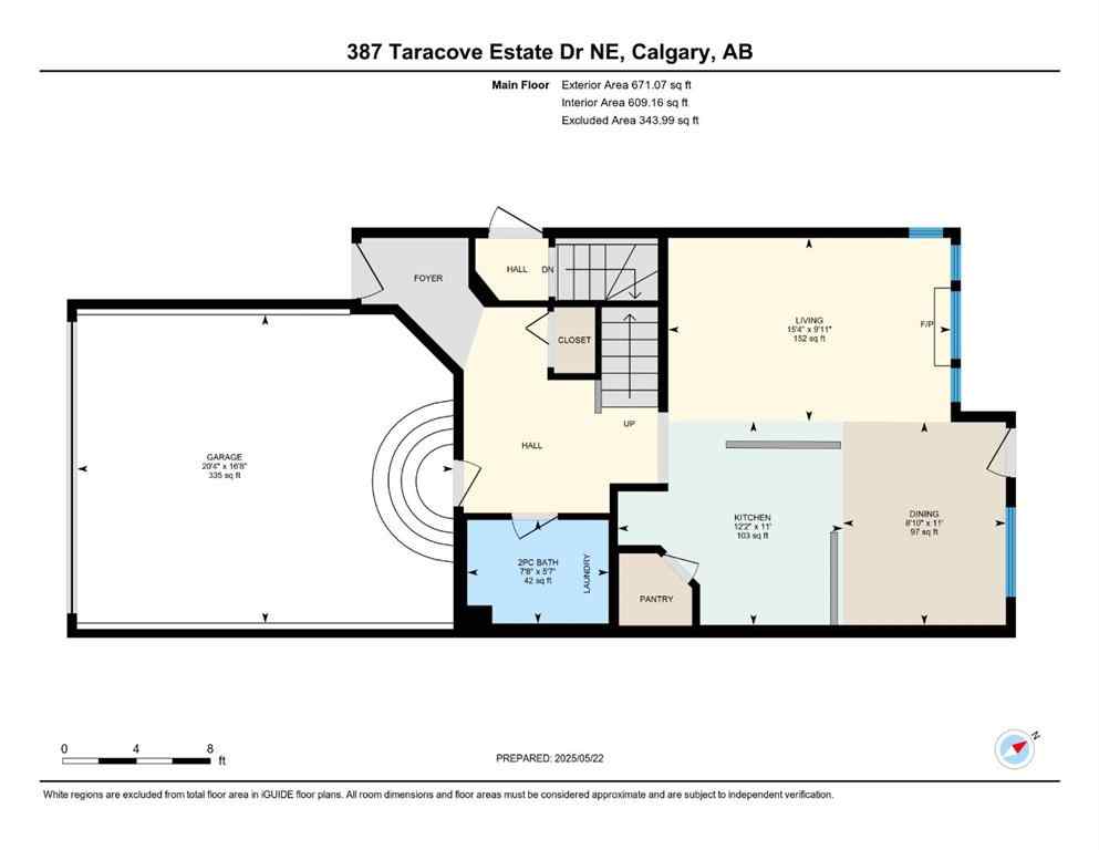 MLS® A2224412 - 387 Taracove Estate Drive NE in Taradale Calgary, Residential