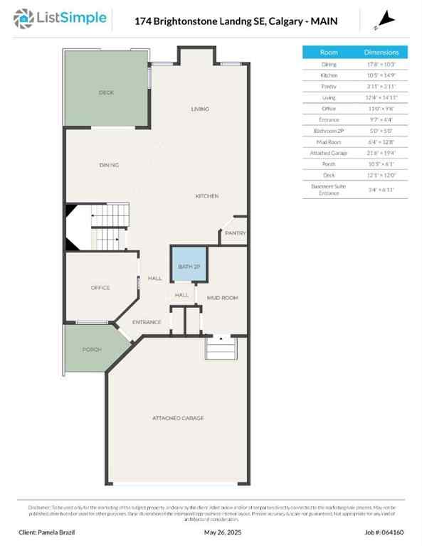 MLS® A2224936 - 174 Brightonstone Landing SE in New Brighton Calgary, Residential