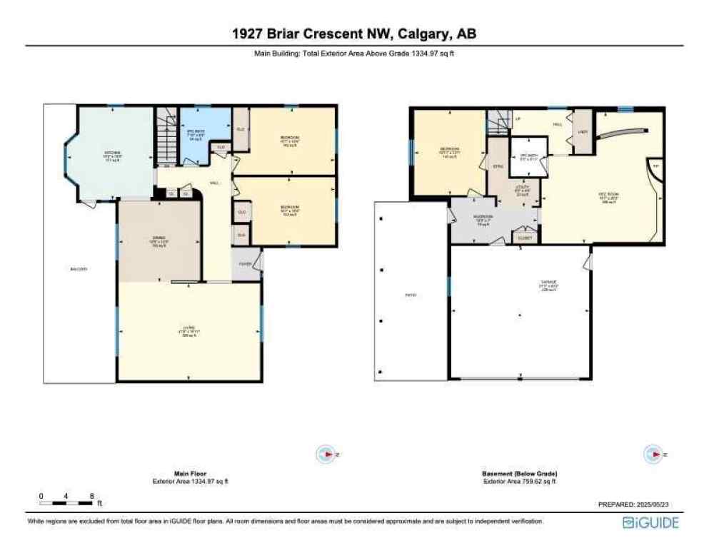 MLS® A2224956 - 1927 Briar Crescent NW in Hounsfield Heights/Briar Hill Calgary, Residential