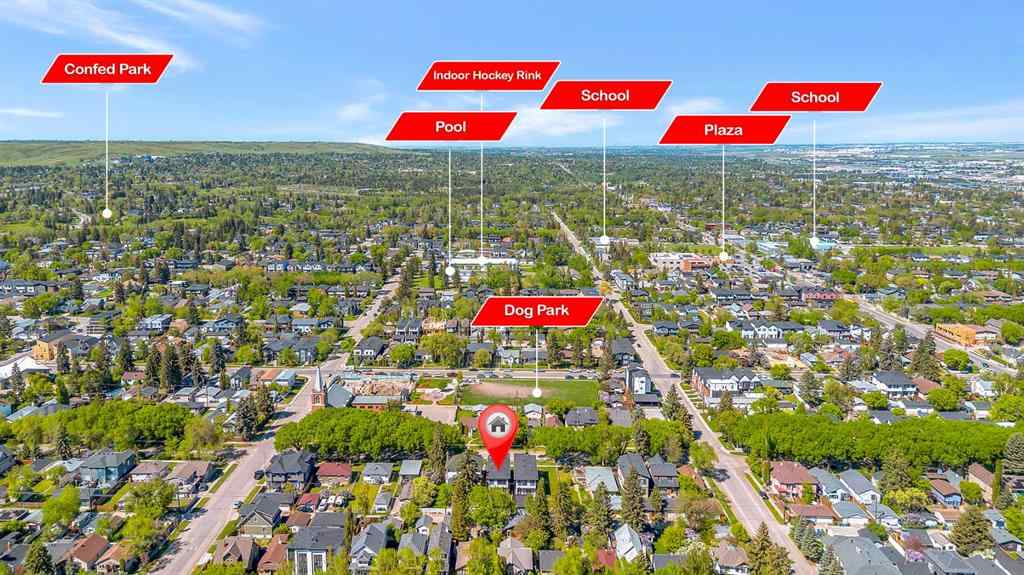 MLS® A2225272 - 617 19 Avenue NW in Mount Pleasant Calgary, Residential