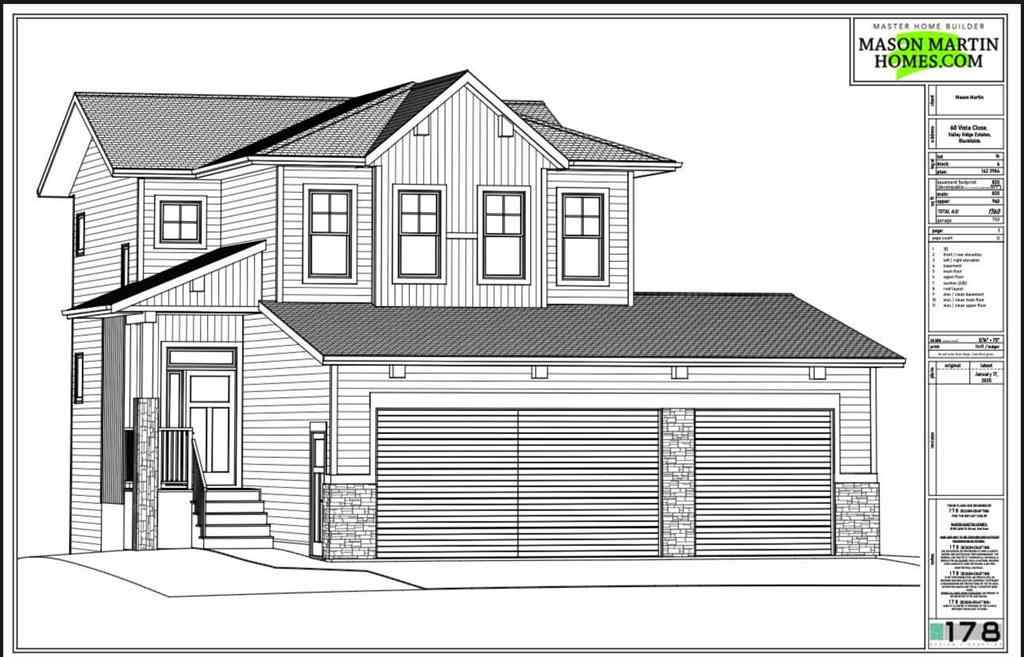 MLS® A2225489 - 62 Vista Close  in Valley Ridge Blackfalds, Residential