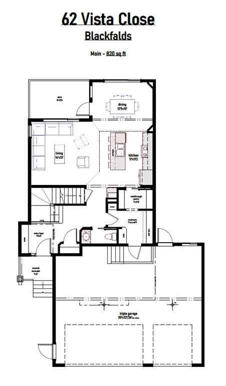 MLS® A2225489 - 62 Vista Close  in Valley Ridge Blackfalds, Residential