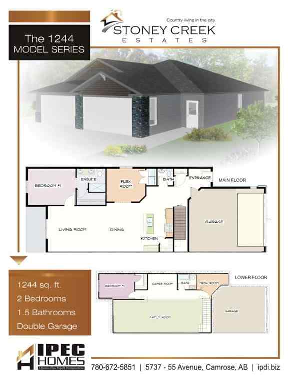 MLS® A2226123 - 5726 55 Avenue  in Victoria Park Camrose, Residential
