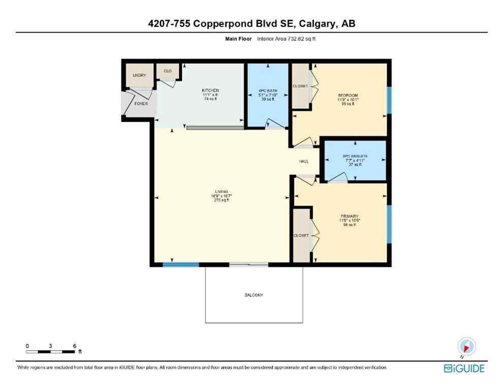 MLS® A2227169 - Unit #4207 755 copperpond Boulevard SE in Copperfield Calgary, Residential