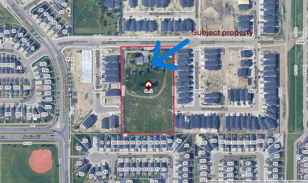 MLS® A2227445 - 6811 89 Avenue NE in Saddle Ridge Calgary, Residential