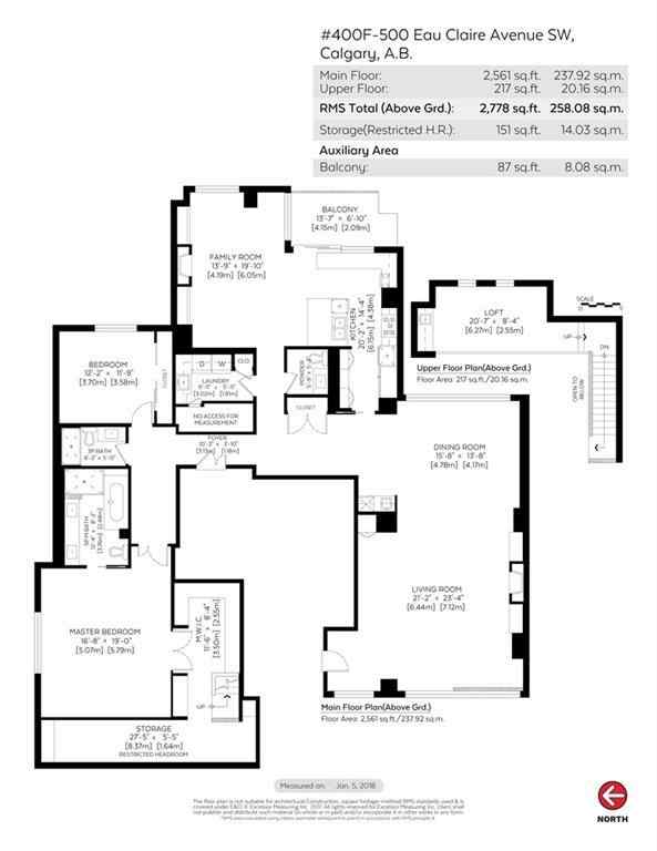 MLS® A2227673 - Unit #400F 500 Eau Claire Avenue SW in Eau Claire Calgary, Residential