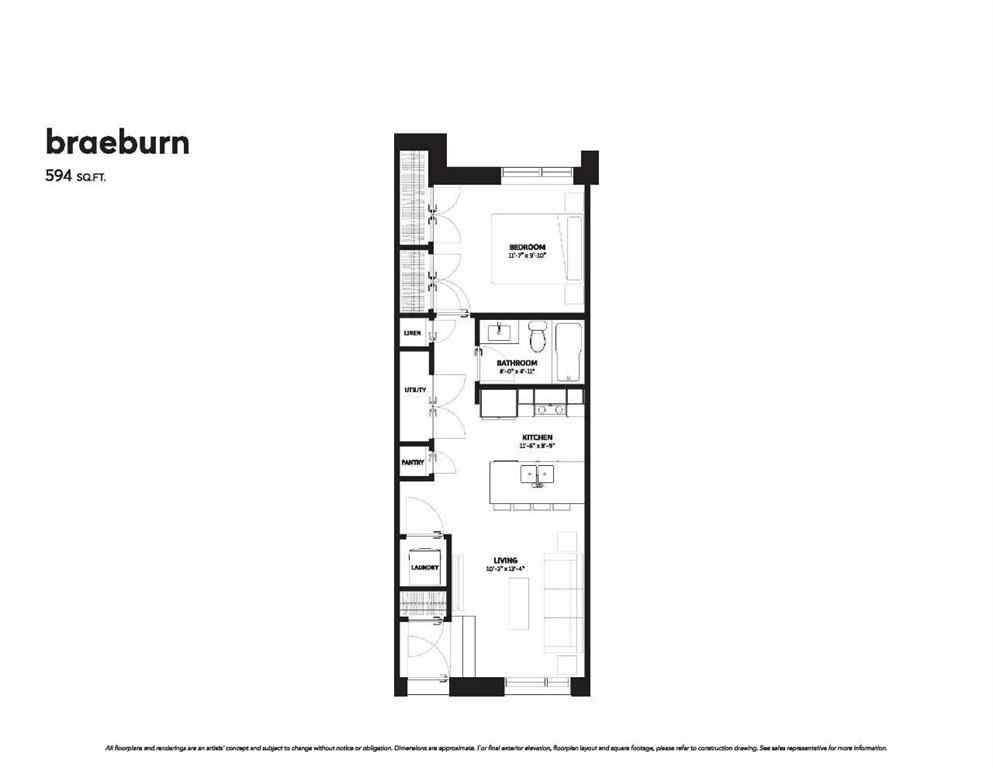MLS® A2227904 - Unit #106 63 Belmont Passage SW in Belmont Calgary, Residential
