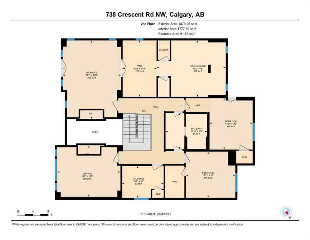 MLS® A2227936 - 738 Crescent Road NW in Rosedale Calgary, Residential