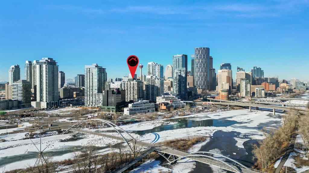 MLS® A2228612 - Unit #1106 550 Riverfront Avenue SE in Downtown East Village Calgary, Residential