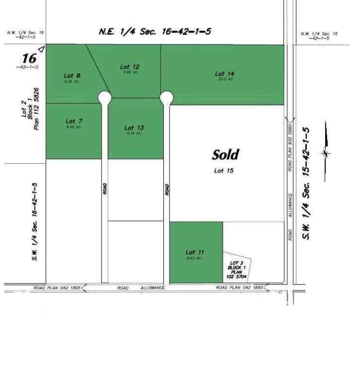 MLS® A2228714 - On Township Road 422 Lot 13   in NONE Rural Ponoka County, Land