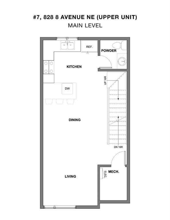 MLS® A2228728 - Unit #2 & 7 828 8 Avenue NE in Renfrew Calgary, Residential
