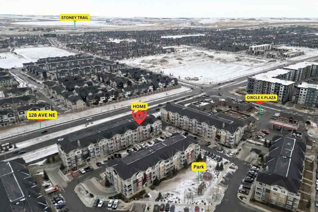 MLS® A2228855 - Unit #4209 155 Skyview Ranch Way NE in Skyview Ranch Calgary, Residential