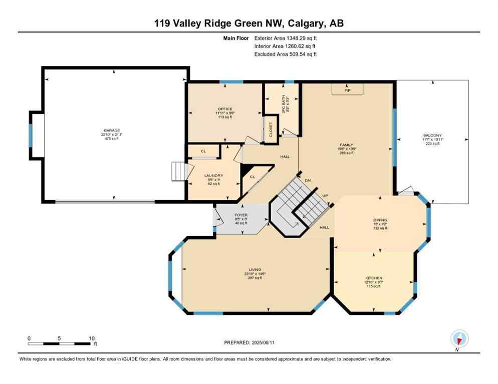 MLS® A2228920 - 119 Valley Ridge Green NW in Valley Ridge Calgary, Residential