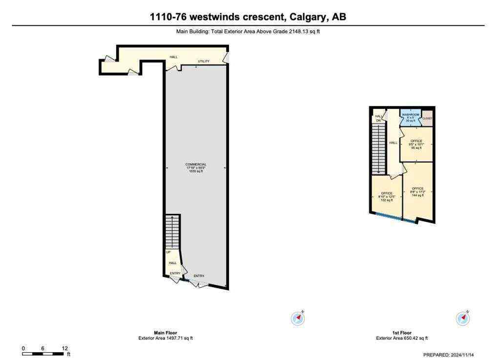 MLS® A2229162 - Unit #1110 76 Westwind Crescent NE in Westwinds Calgary, Commercial