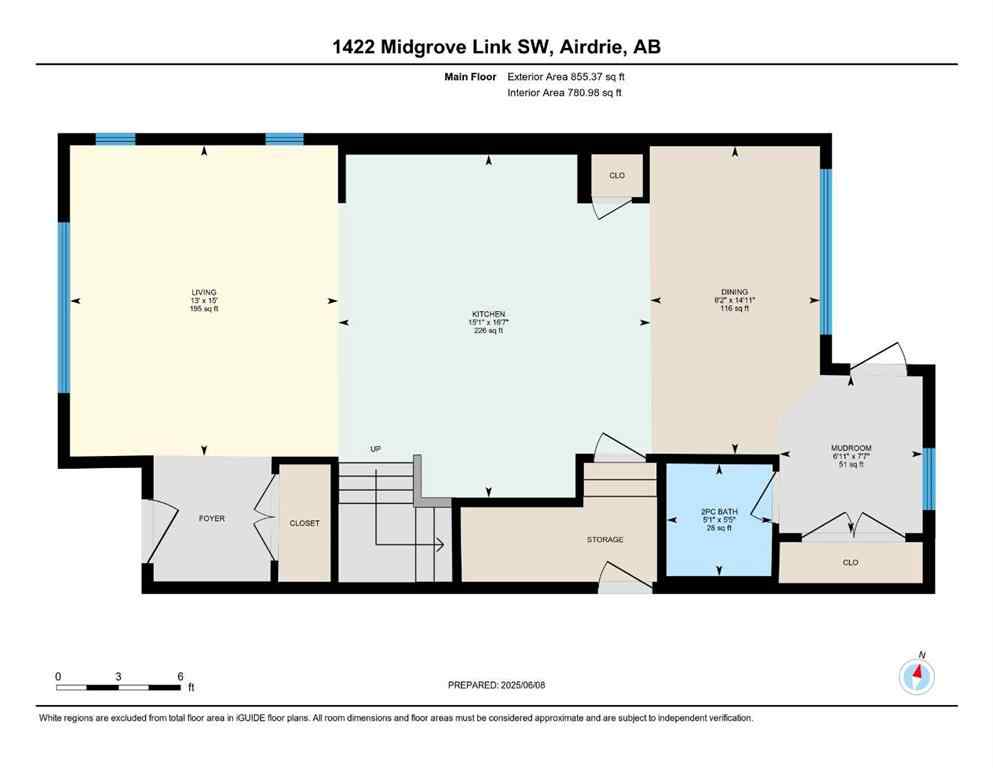 MLS® A2229457 - 1422 Midtown Link SW in Midtown Airdrie, Residential