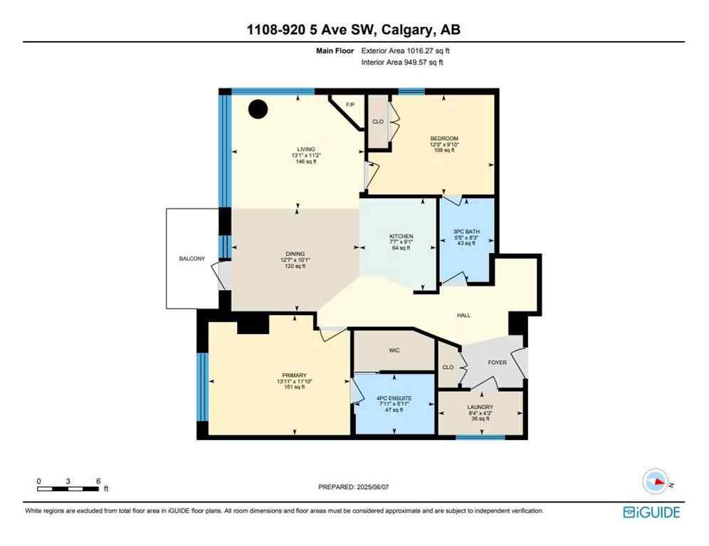 MLS® A2229476 - Unit #1108 920 5 Avenue SW in Downtown Commercial Core Calgary, Residential