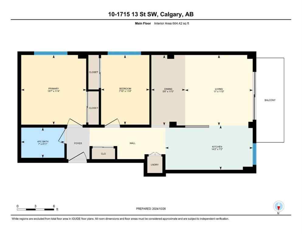 MLS® A2229682 - Unit #10 1715 13 Street SW in Lower Mount Royal Calgary, Residential