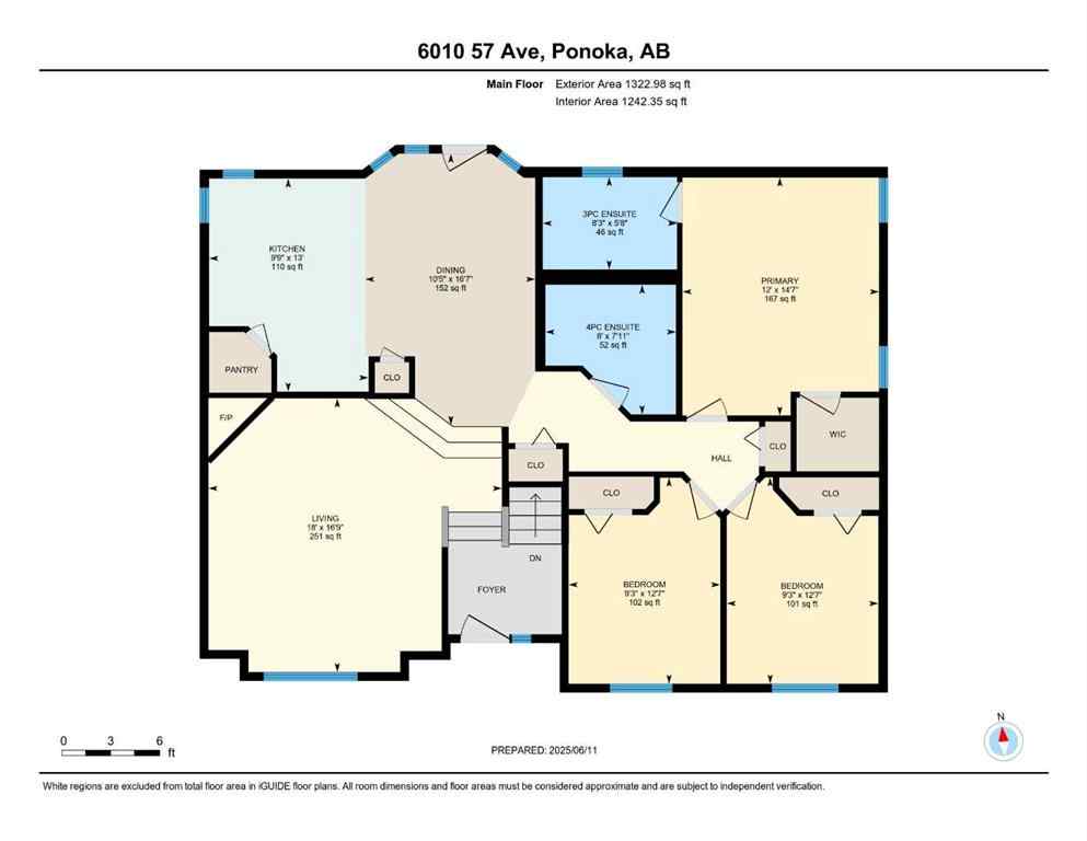 MLS® A2229962 - 6010 57 Avenue  in Lucas Heights Ponoka, Residential