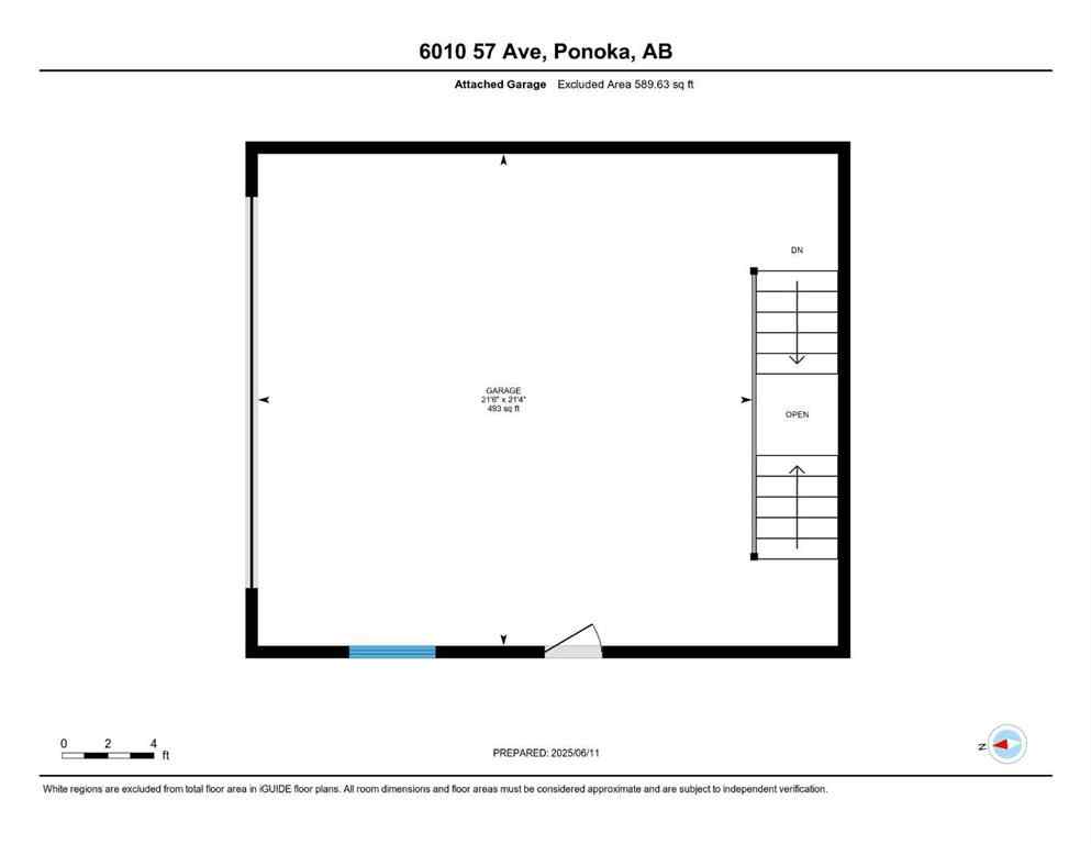 MLS® A2229962 - 6010 57 Avenue  in Lucas Heights Ponoka, Residential