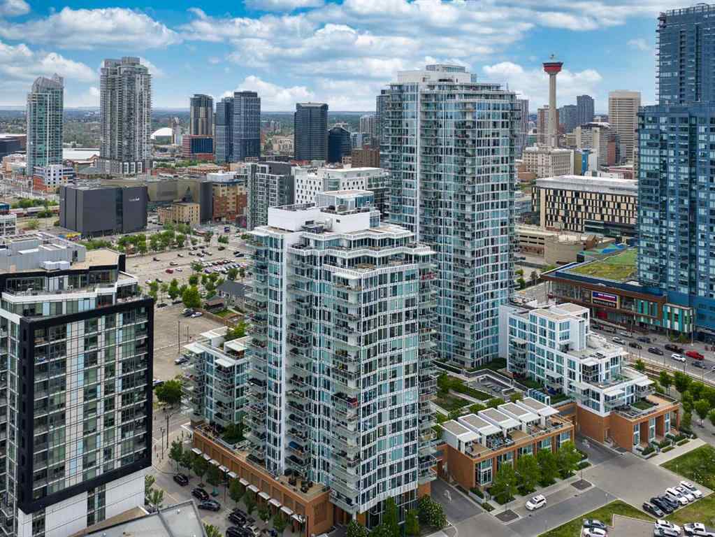 MLS® A2229982 - Unit #1303 519 Riverfront Avenue SE in Downtown East Village Calgary, Residential