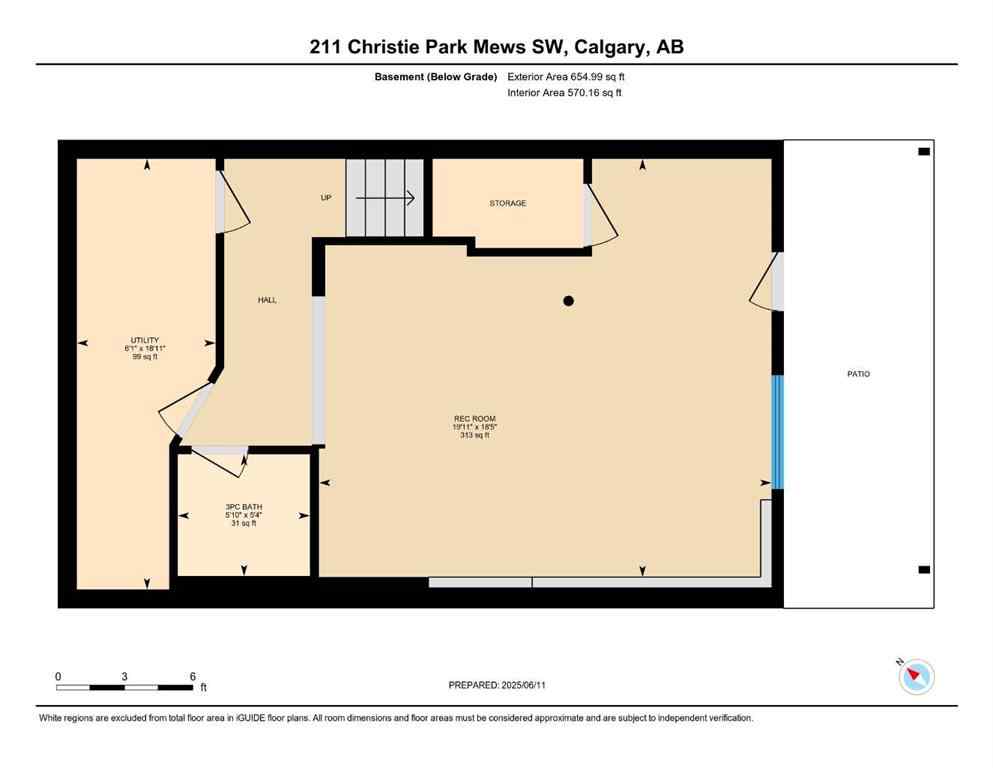 MLS® A2230017 - 211 Christie Park Mews SW in Christie Park Calgary, Residential