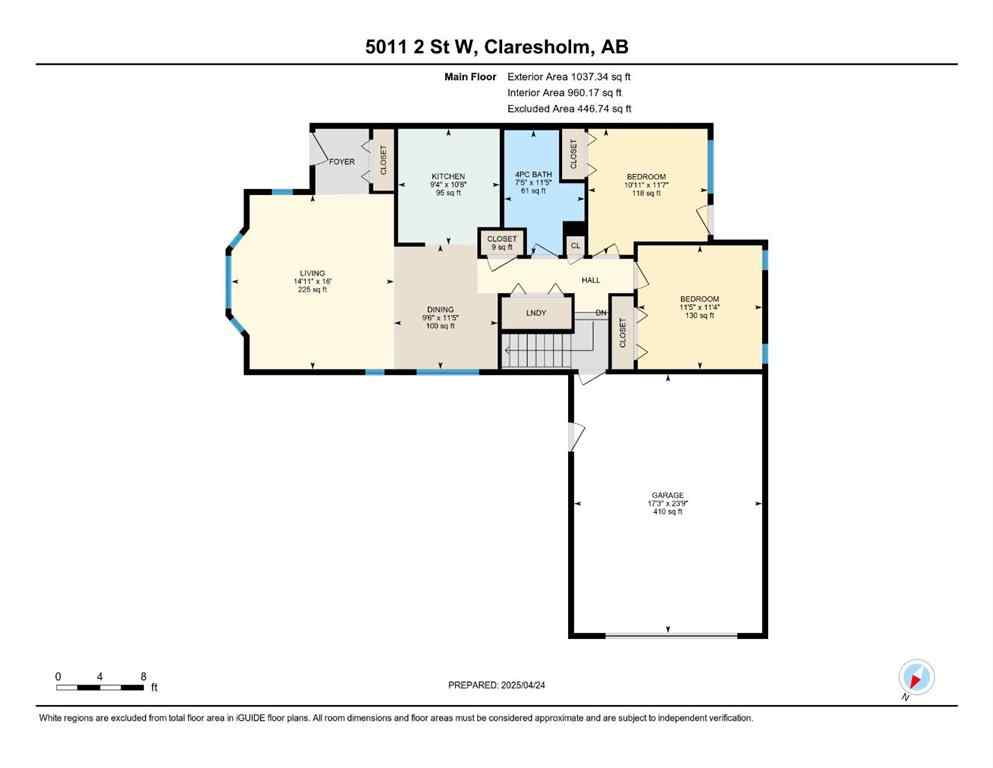 MLS® A2230041 - 5011 Second Street W in NONE Claresholm, Residential